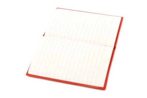 Open notepad close-up Stock Photos