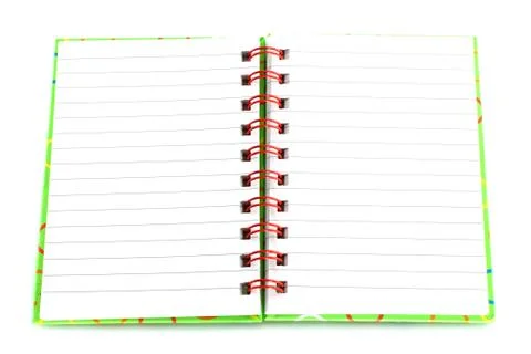 Open notepad Stock Photos