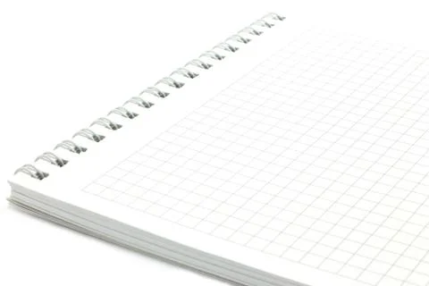 Open notepad on the table Stock Photos