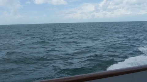 Open Ocean Rain Stock Footage 91224321