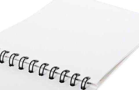 Open office binder Stock Photos