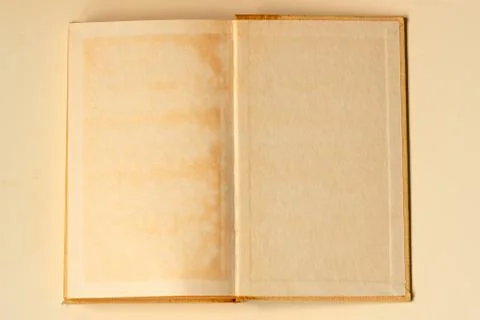 Open old Book blank. Background Stock Photos