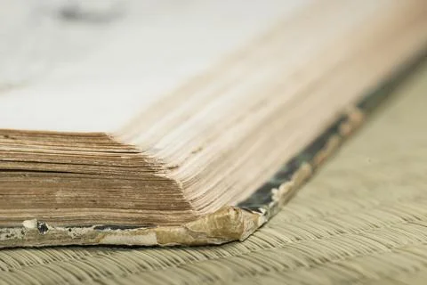 Open old book. Stock Photos