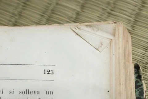 Open old book. Stock Photos