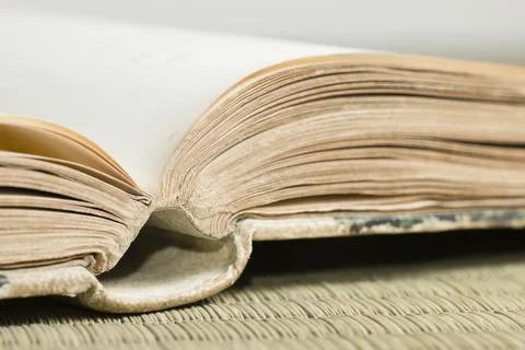 Open old book. Stock Photos