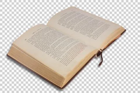 Open old book. Stock Photos