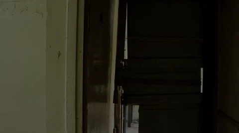 Open old door to hell Stock Footage 51849099