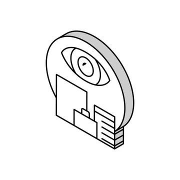 Open operations isometric icon vector illustration Stock Illustration