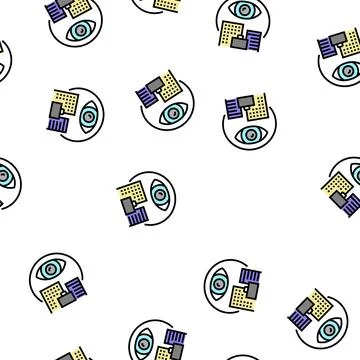 Open operations vector seamless pattern Stock Illustration