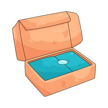 Open package Ilustração Stock