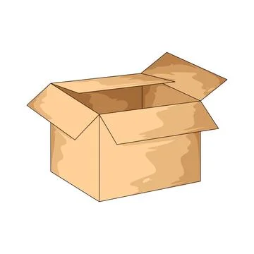 Open Package illustration Stock Illustration