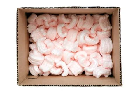 Open package isolated Stock Photos