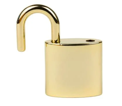Open padlock Stock Photos