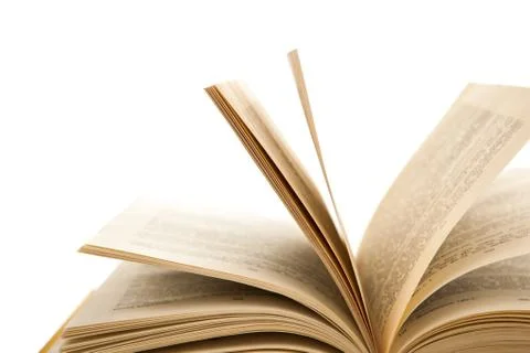Open pages of the book Foto stock