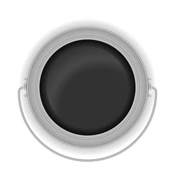 Open paint can Illustrazione stock