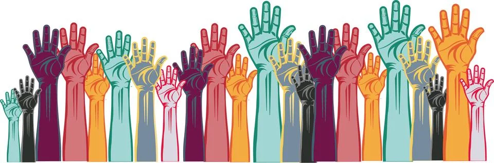 Open Palm Vector Stock Illustration