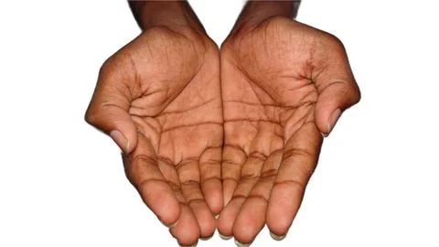 Open Palms Offering Gesture. Stock Photos