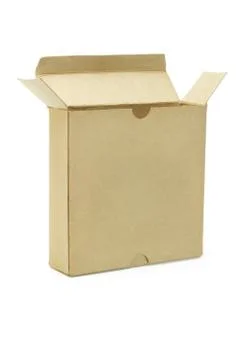 Open paper box Stock Photos