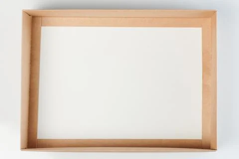 Open paper box Stock Photos