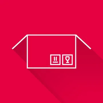 Open parcel 스톡 일러스트