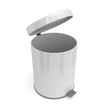 Open pedal bin Stock Illustration