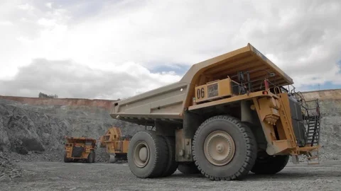In the open pit Stock Footage 73639835