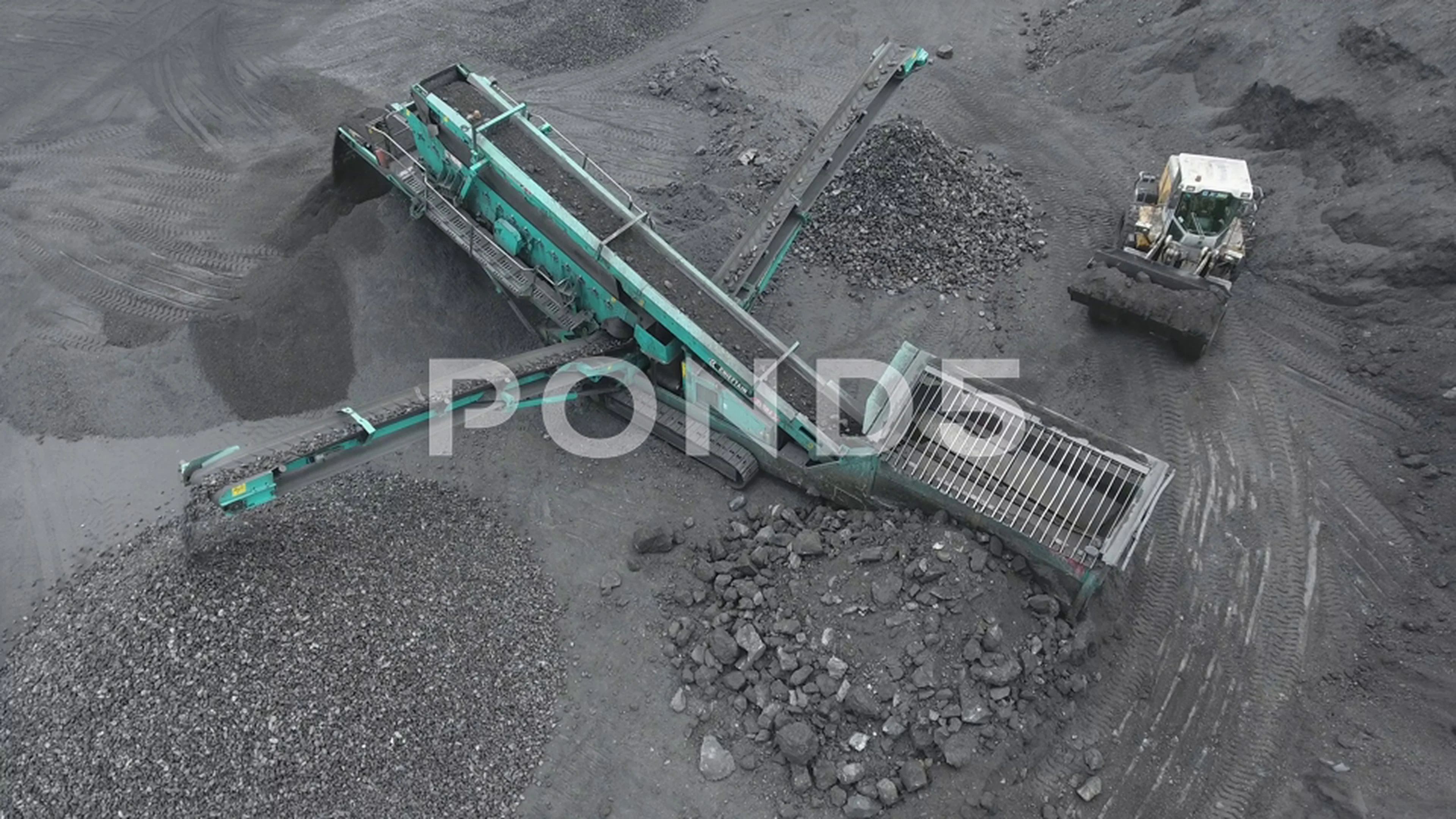 Open pit mine, breed sorting, mining coa... | Stock Video | Pond5