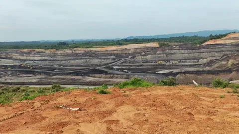 Open pit Mining Stock Footage 241726514