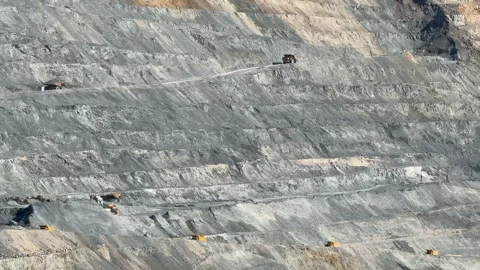 Open Pit Mining Stock Footage 310383948