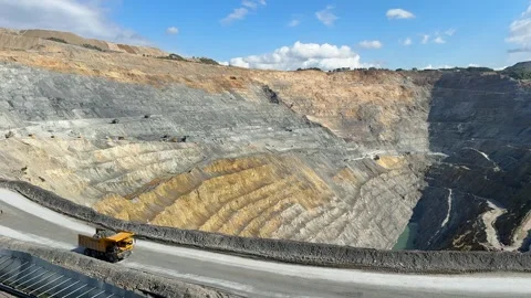 Open Pit Mining Stock Footage 310384337