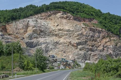 Open Pit Quarry Stock Photos