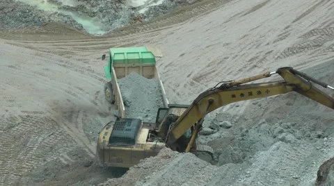 Open Pit Tin Mine in SE Asia 스톡 동영상 64803256