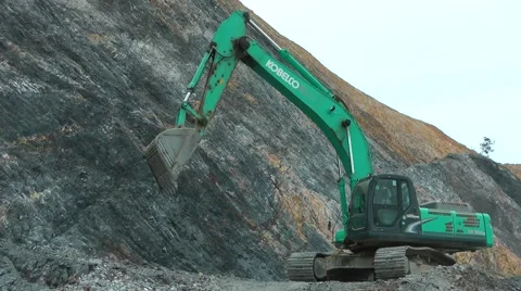Open Pit Tin Mine in SE Asia Stock Footage 64803258