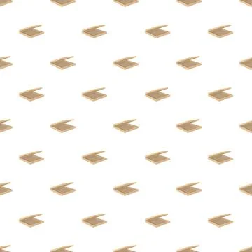Open pizza boxes creating a seamless pattern Stockillustratie