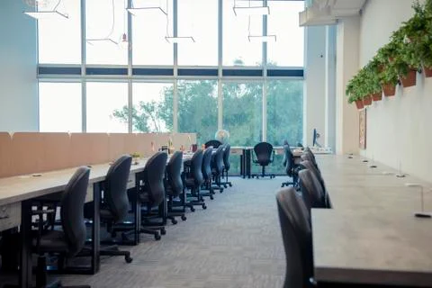 Open plan office Stock Photos