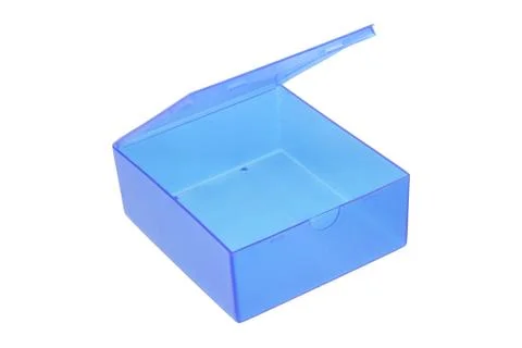 Open plastic box Stock Photos