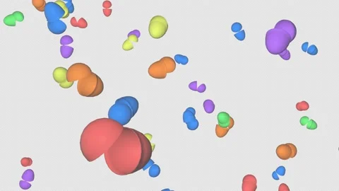 Open Plastic Easter Eggs Falling in Seamless Loop Stock Footage 156924102