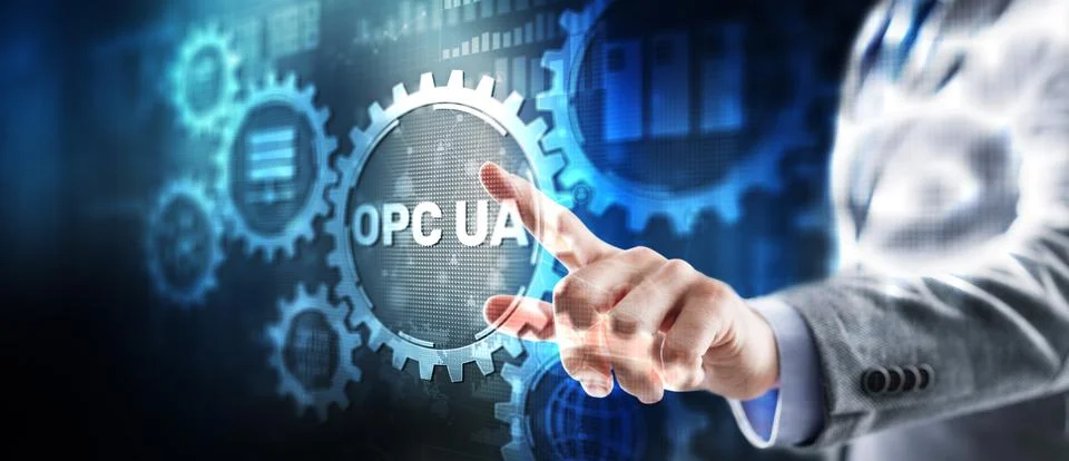 Open Platform Communications. OPC Automation Interface concept Stock Photos