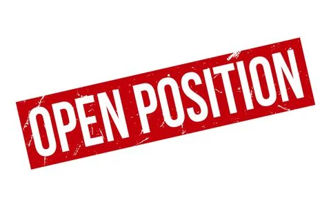 Open Position Rubber Stamp Seal Vector Stock Illustration