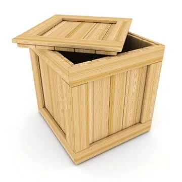 Open post box Stockillustratie