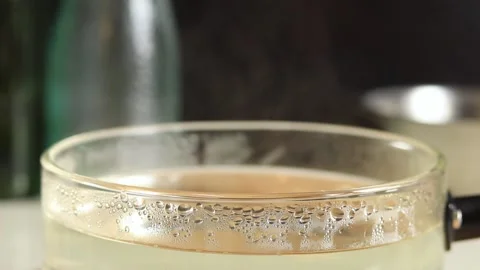 Open a pot of boiling water, a hot dish Stock Footage 237710487