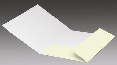 Open presentation folder Stock Photos