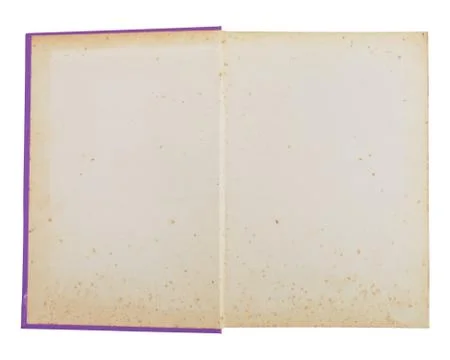 Open purple notebook Stock Photos