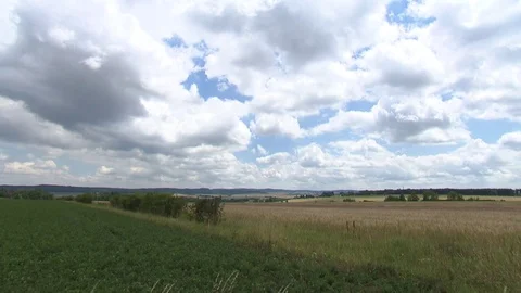 Open range in the countryside pan shot Video stock 78089626