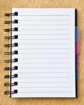 Open ring binder Stock Illustration