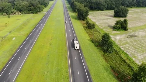 Open Road 2 Stock Footage 94502763