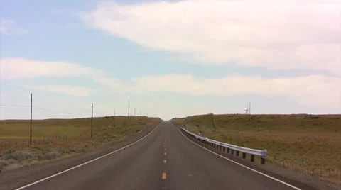 The open road Stock Footage 22870186