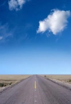 Open road Foto stock