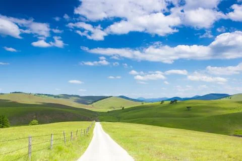 An open road Stock-Fotos