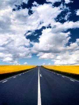 Open road Stock Photos